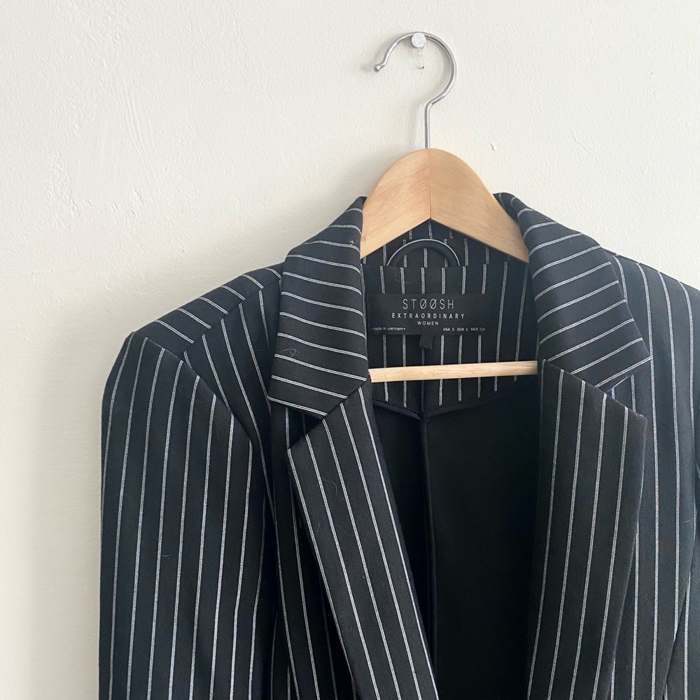 Pinstripe Blazer